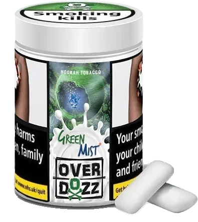 OverDozz Green Mist (Tropical Gum) Flavour