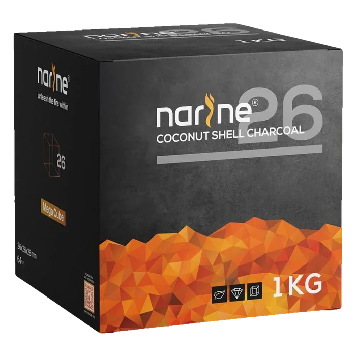 Narine 26mm Natural Coconut Charcoal