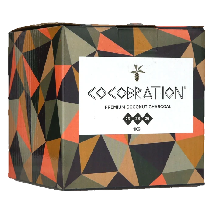 Cocobration Coconut Charcoal 1kg 26mm