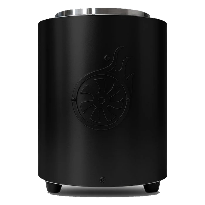 Shisha Turbine Neo Brushed Stainless Steel - Black