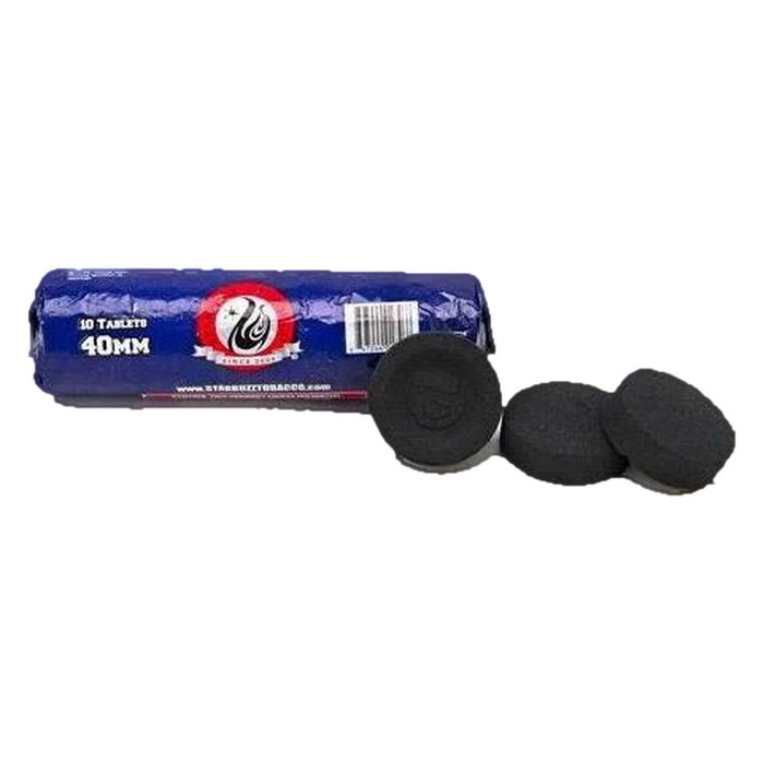 Starbuzz Premium Coconut Instant Light Charcoal 40mm - shishagear - UK Shisha Hookah